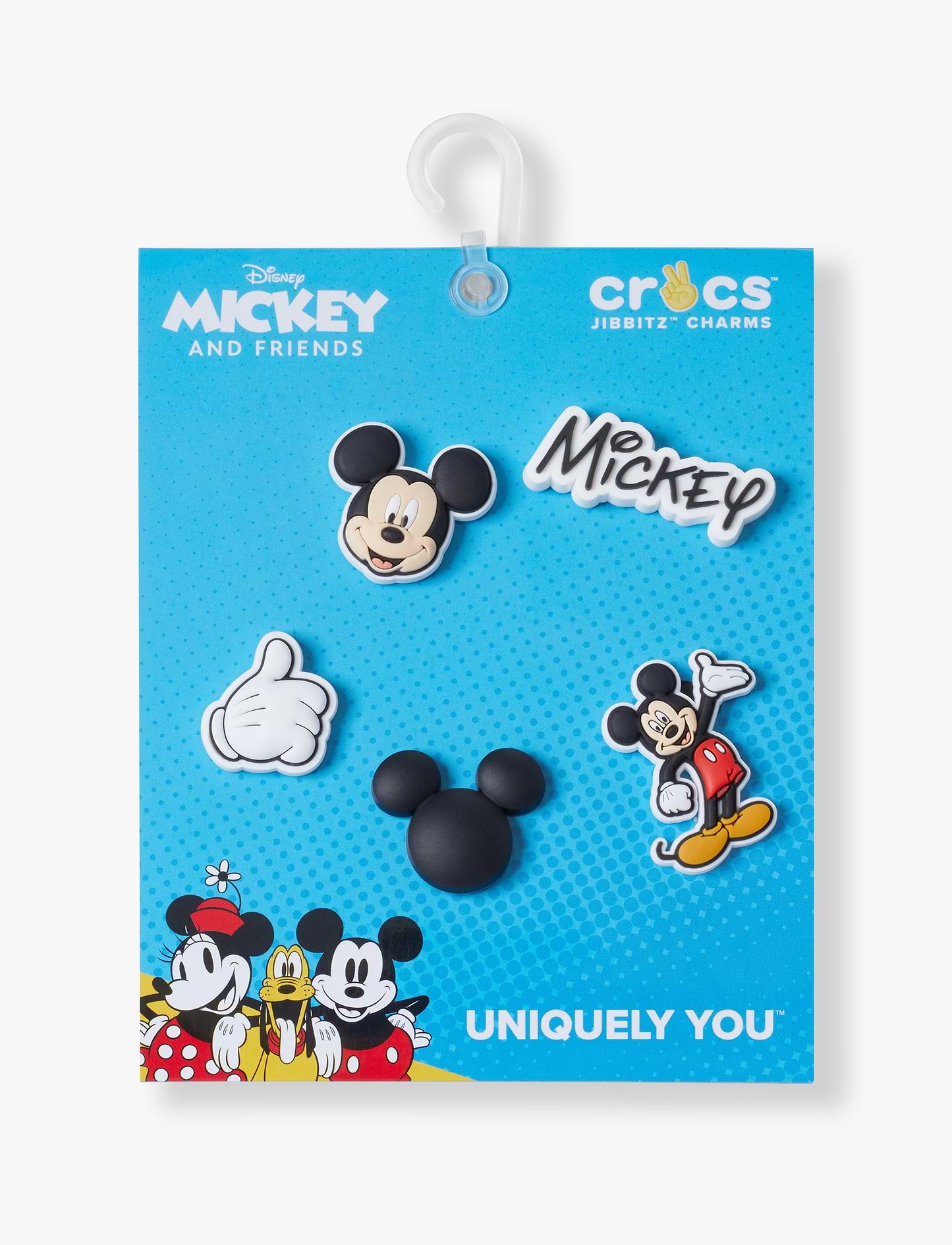 Crocs Jibbitz Mickey Pant - מארז 5 ג'יביטים קרוקס