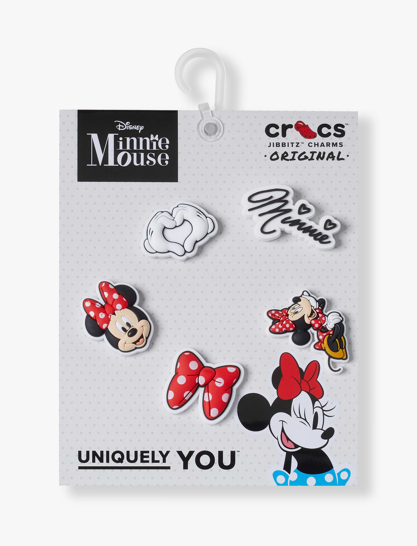 Crocs Jibbitz Minnie Dress - מארז 5 ג'יביטים קרוקס