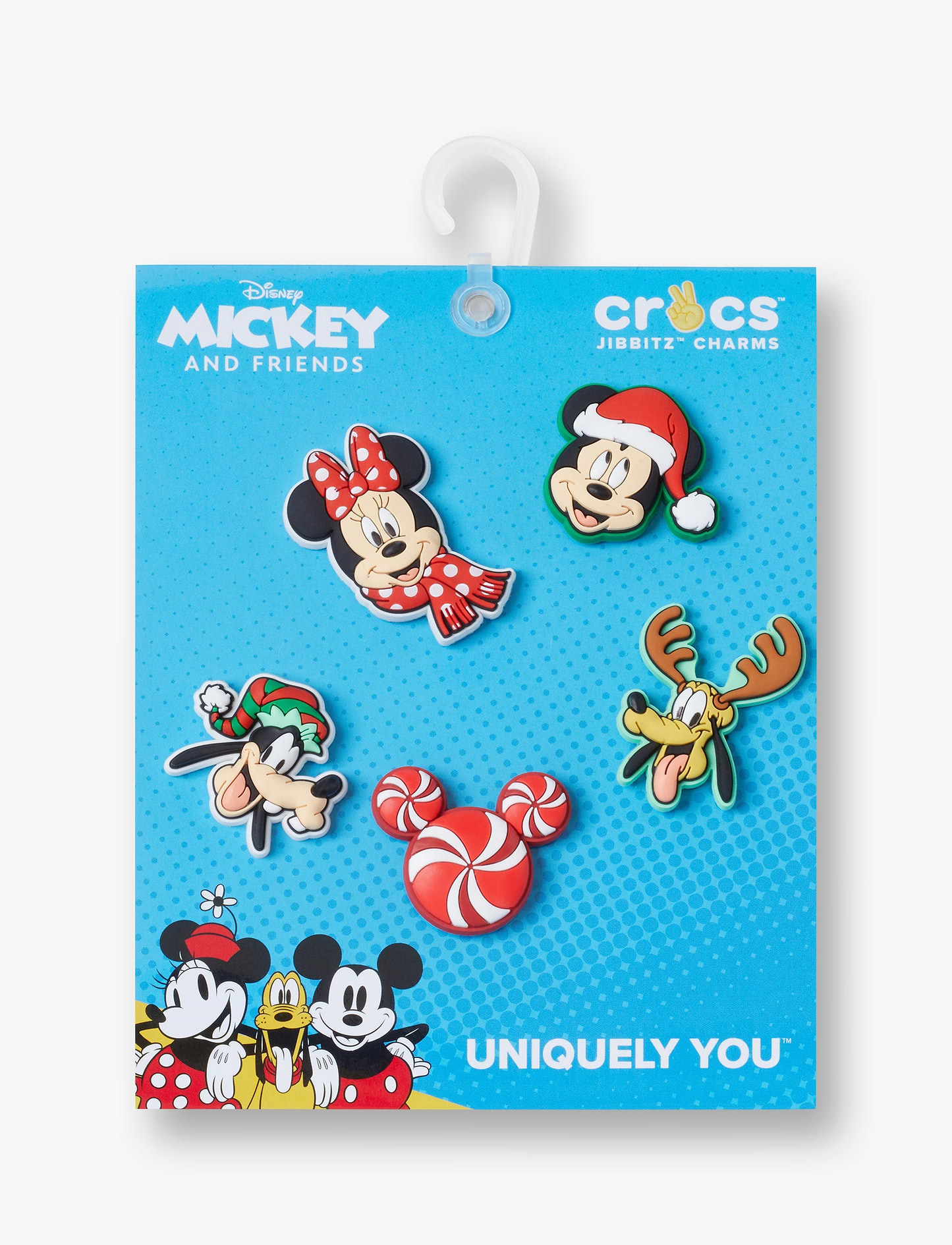 Crocs Mickey Xmas - מארז 5 ג'יביטים קרוקס