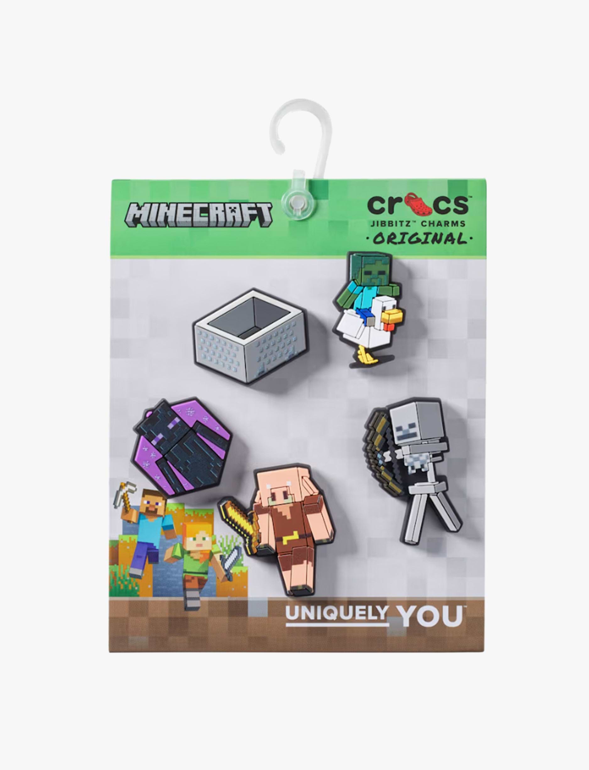 Crocs Jibbitz Minecratf - מארז 5 ג'יביטים קרוקס