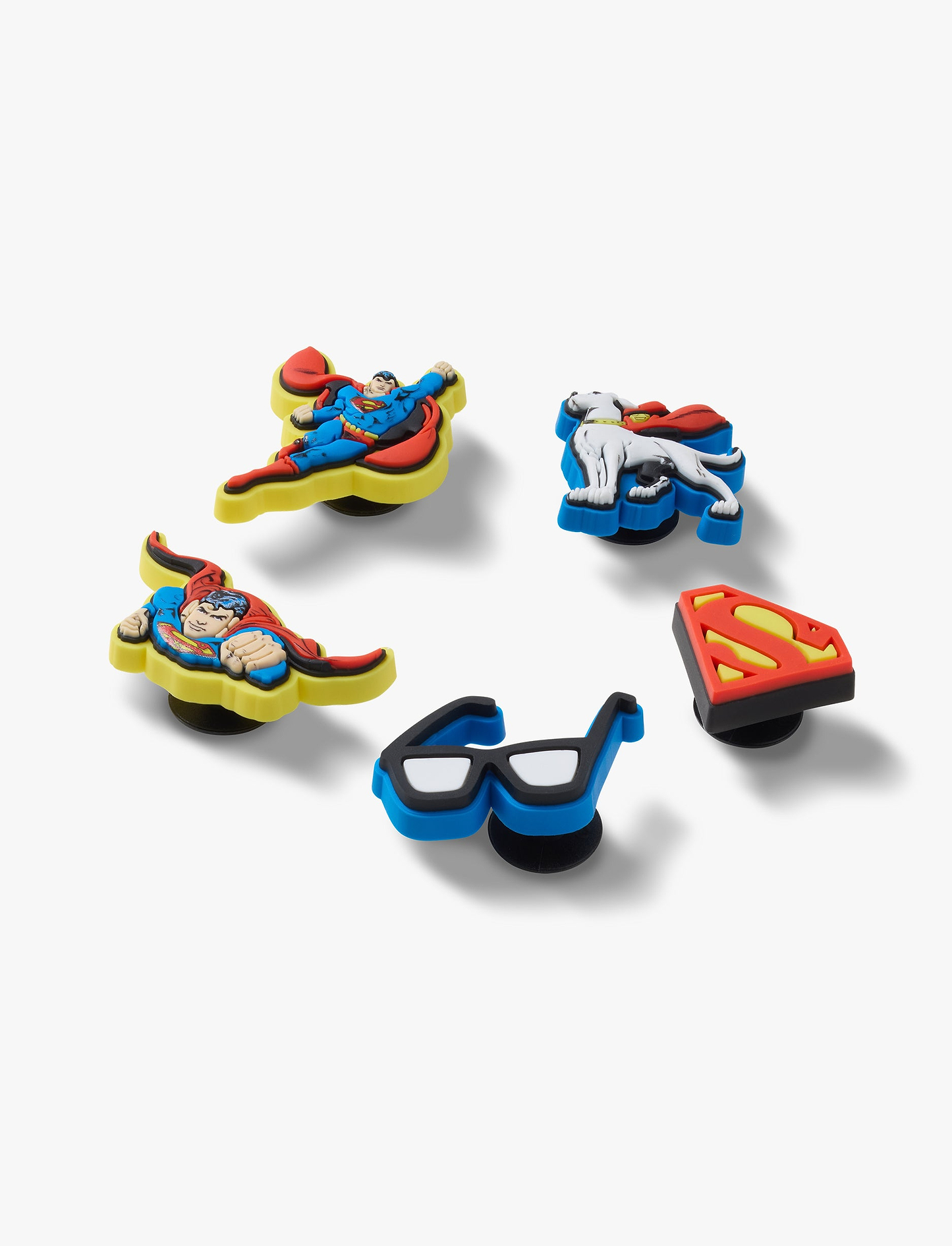 Crocs Jibbitz Superman - מארז 5 ג'יביטים קרוקס