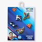 Crocs Jibbitz Superman - מארז 5 ג'יביטים קרוקס
