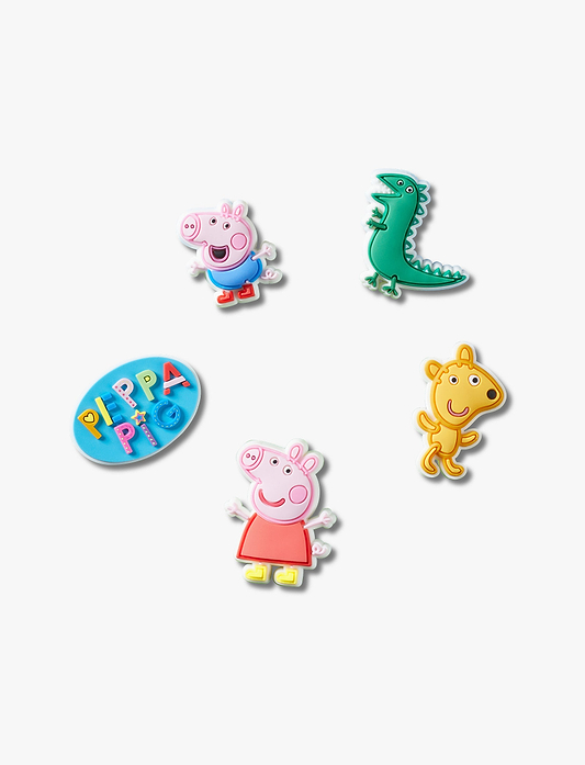 Crocs Jibbitz Peppa Pig - מארז 5 ג'יביטים קרוקס