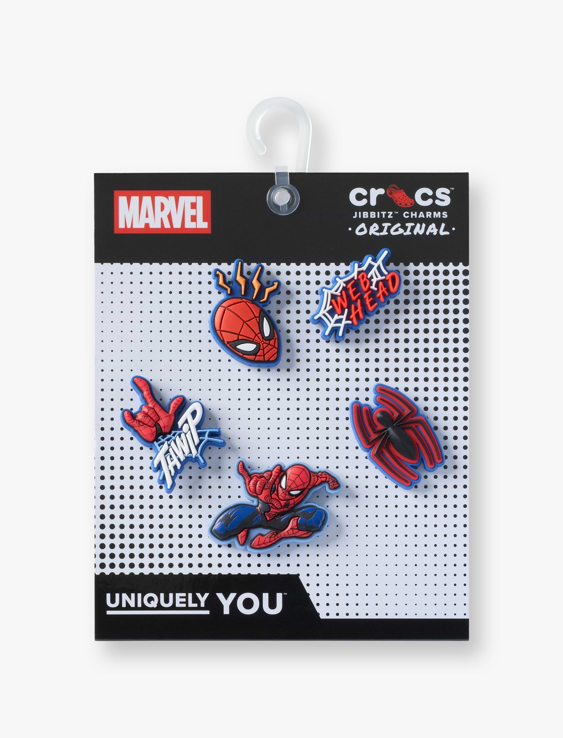 Crocs Jibbitz Spidermna - מארז 5 ג'יביטים קרוקס