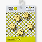 Crocs Jibbitz Smileyworld - מארז 5 ג'יביטים קרוקס
