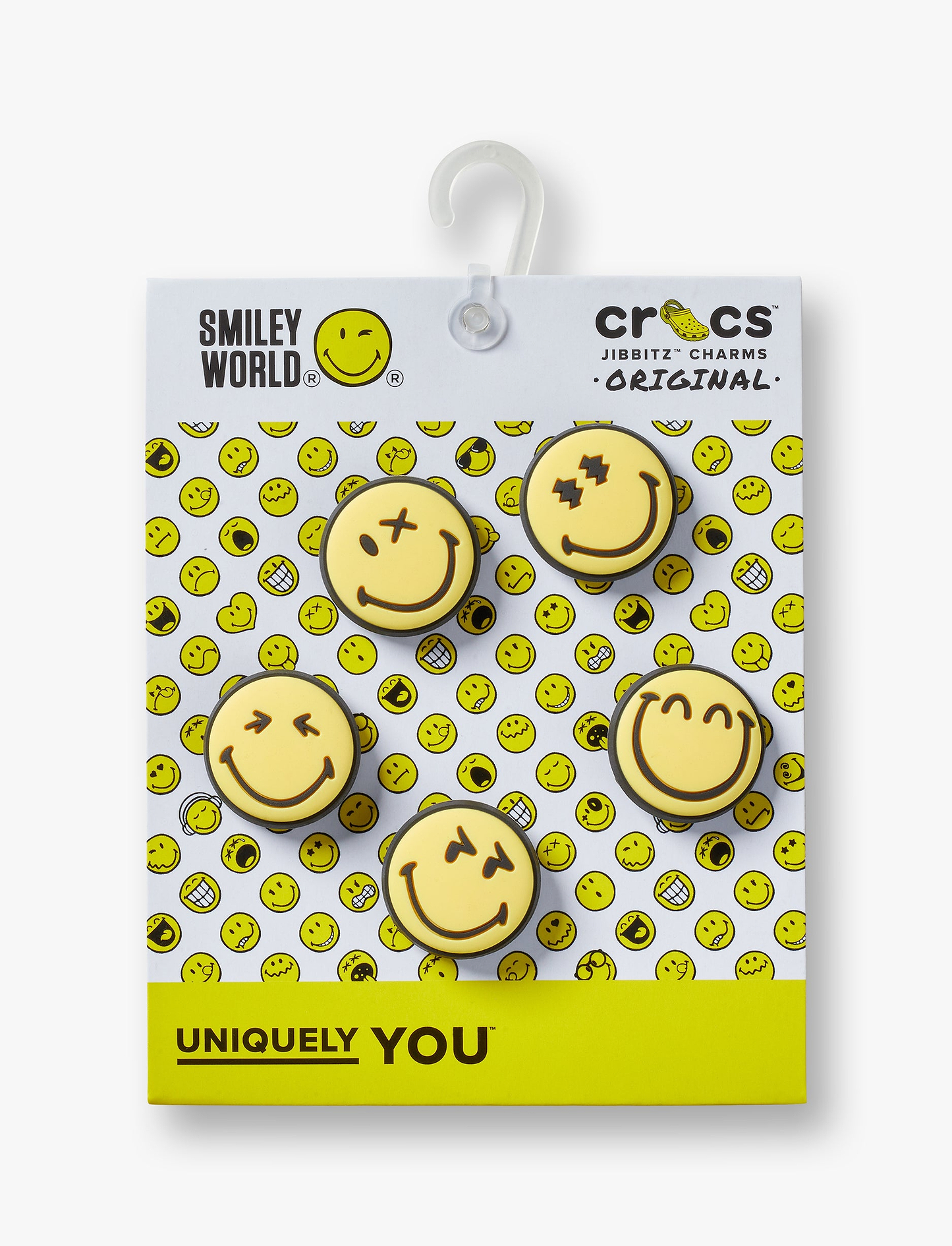 Crocs Jibbitz Smileyworld - מארז 5 ג'יביטים קרוקס