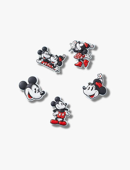 Crocs Jibbitz Mickey and Minnie - מארז 5 ג'יביטים קרוקס