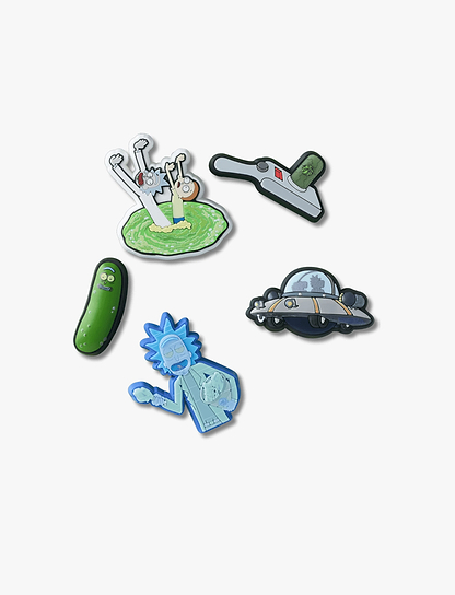 Crocs Jibbitz Rick and Morty - מארז 5 ג'יביטים קרוקס