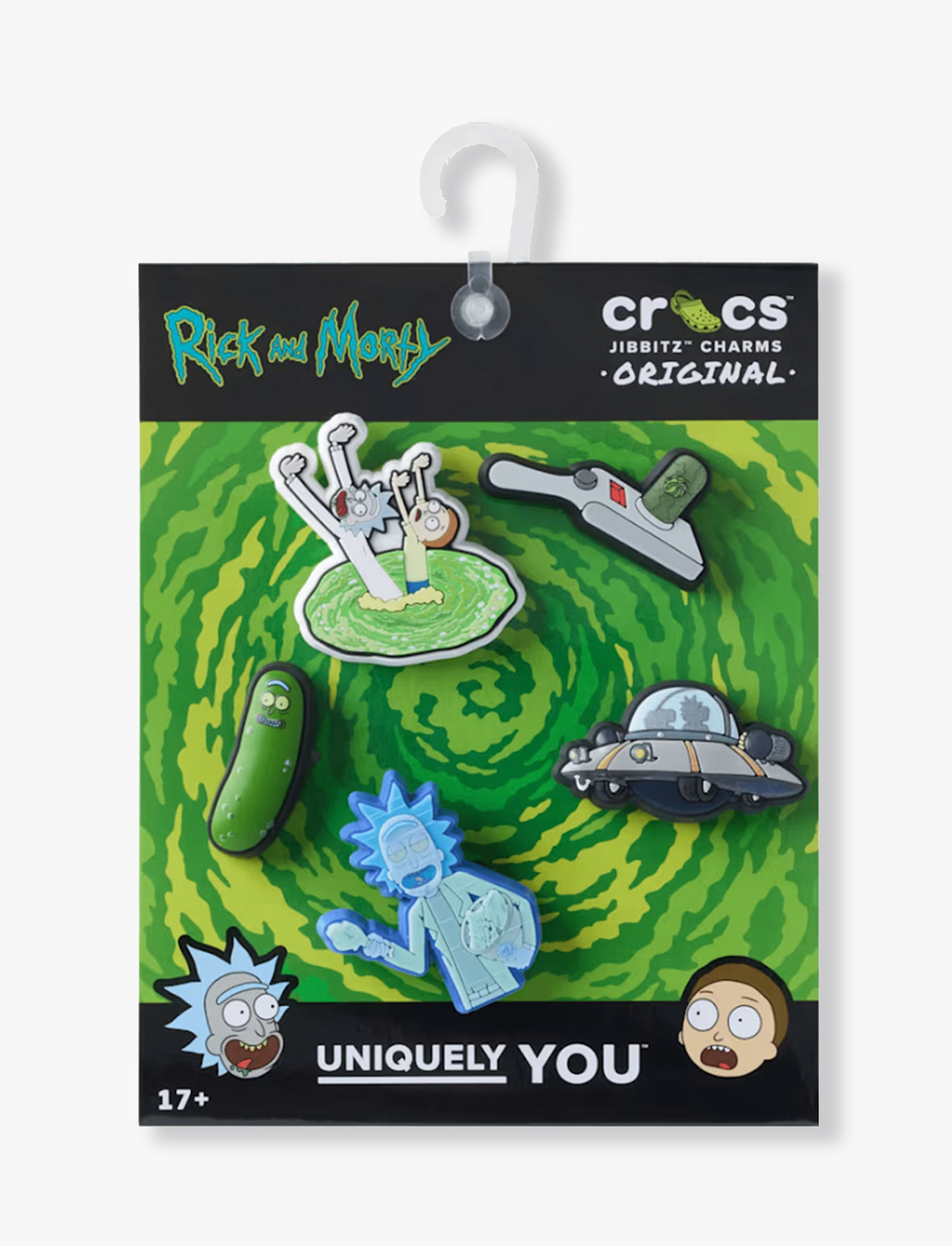 Crocs Jibbitz Rick and Morty - מארז 5 ג'יביטים קרוקס