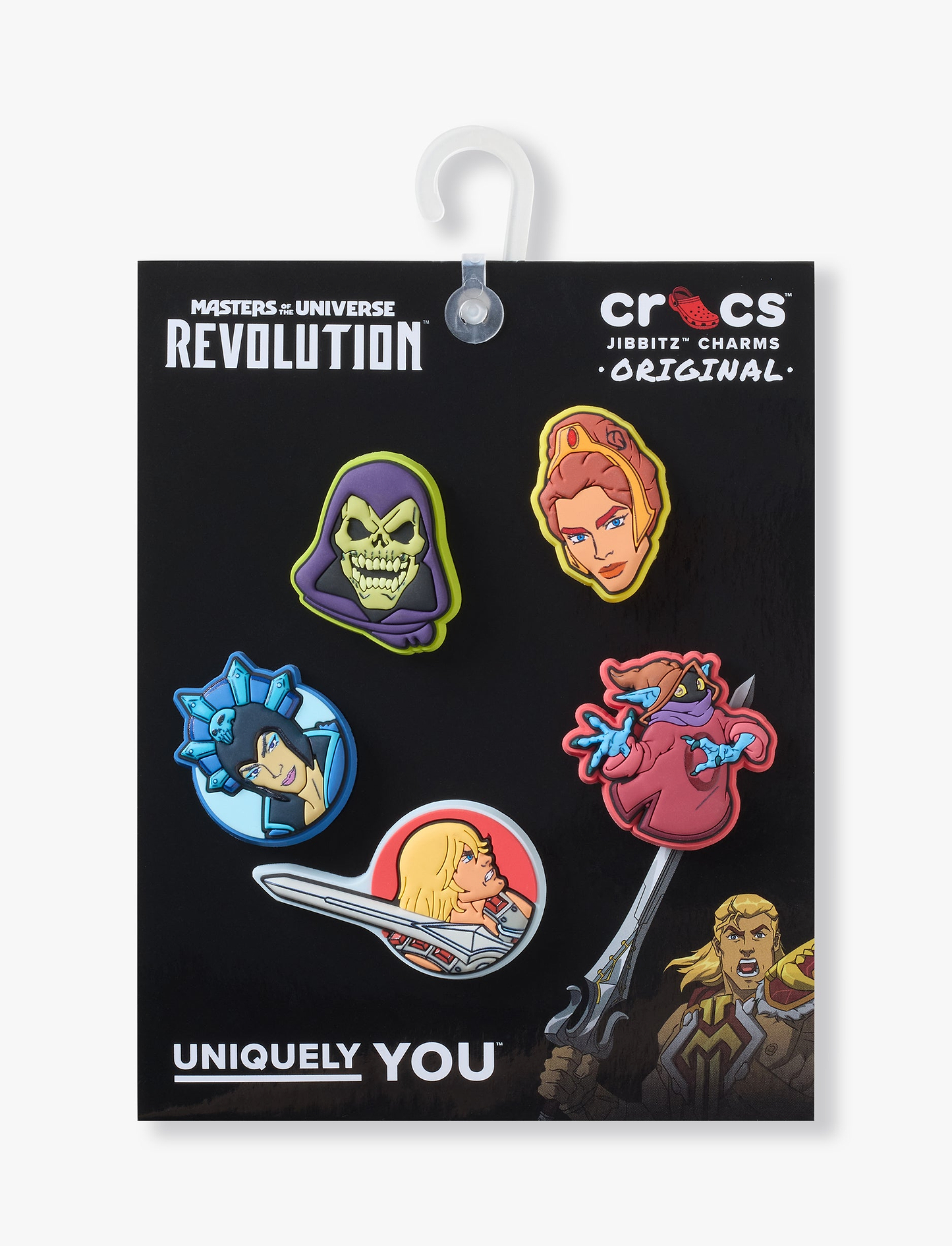Crocs Jibbitz Masters of the Universe - מארז 5 ג'יביטים קרוקס