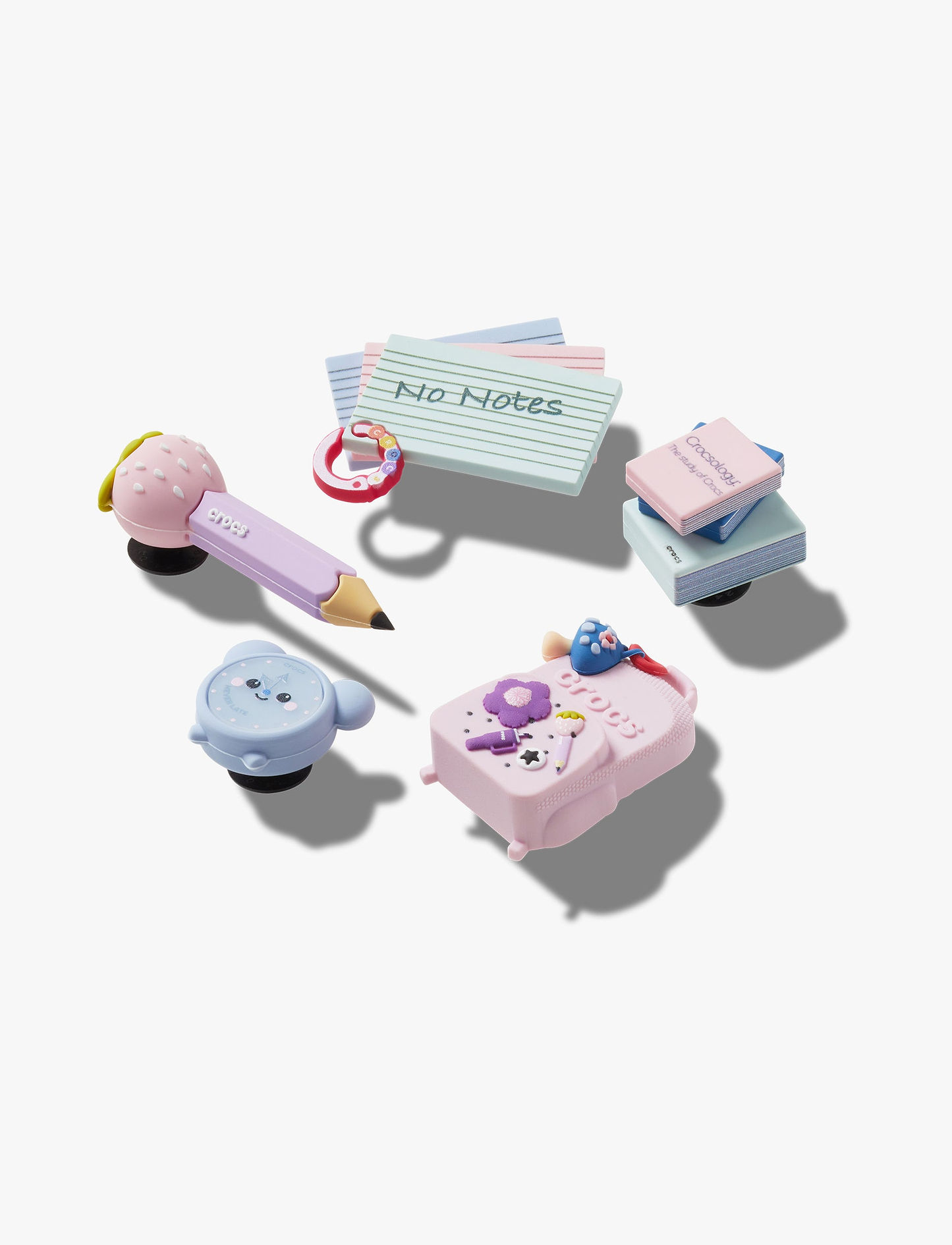 Crocs Jibbitz Girly Back to School - מארז 5 ג'יביטים קרוקס