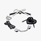 Crocs Jibbitz Indie Luxe Silver - מארז 5 ג'יביטים קרוקס