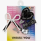Crocs Jibbitz Indie Luxe Silver - מארז 5 ג'יביטים קרוקס