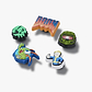 Crocs Jibbitz Xbox x Crocs – מארז 5 ג'יביטים קרוקס