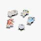 Crocs Jibbitz Bluey Multi – מארז 5 ג'יביטים קרוקס