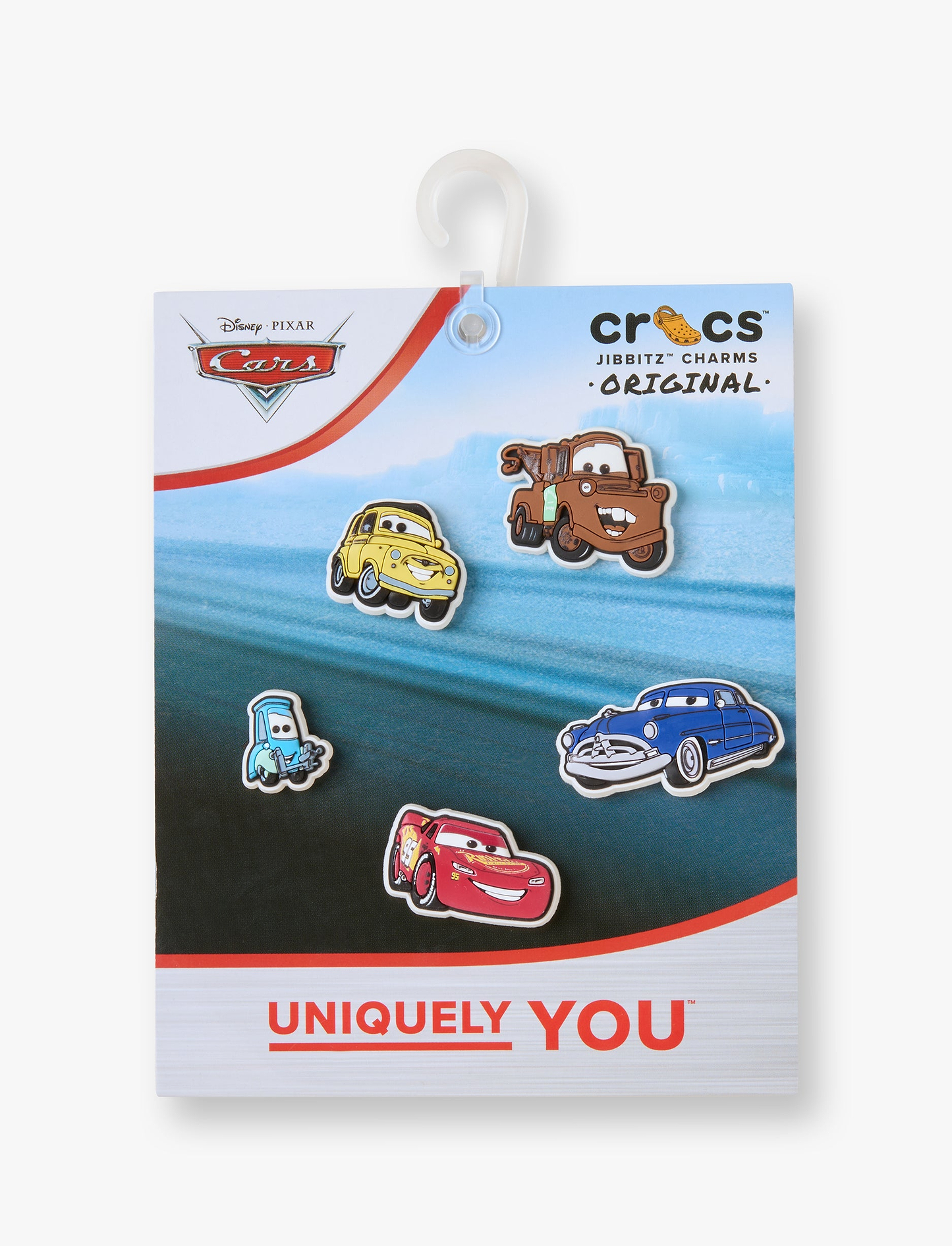 Crocs Jibbitz Pixar Cars – מארז 5 ג'יביטים קרוקס