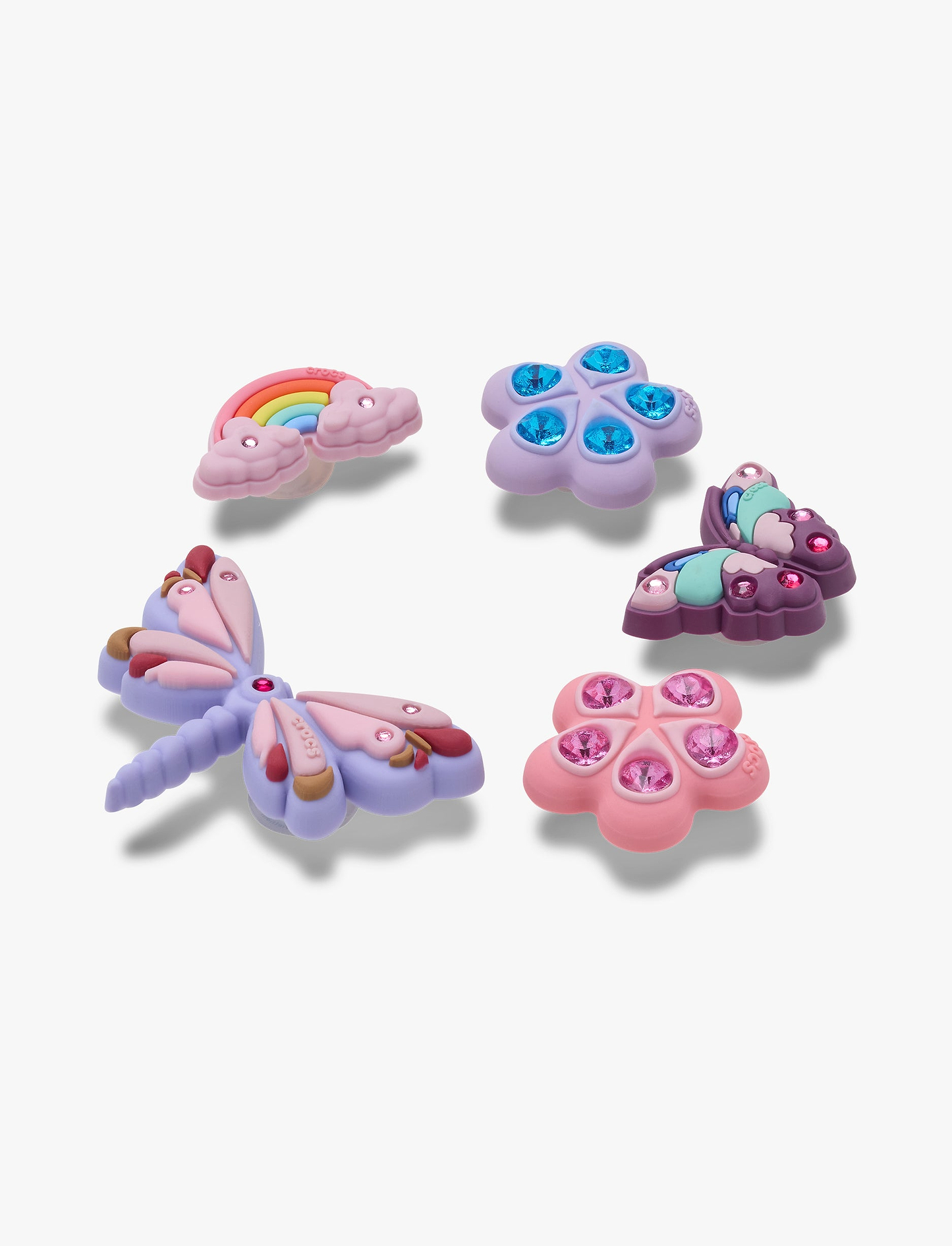 Crocs Jibbitz Magical Garden Bug - מארז 5 ג'יביטים קרוקס