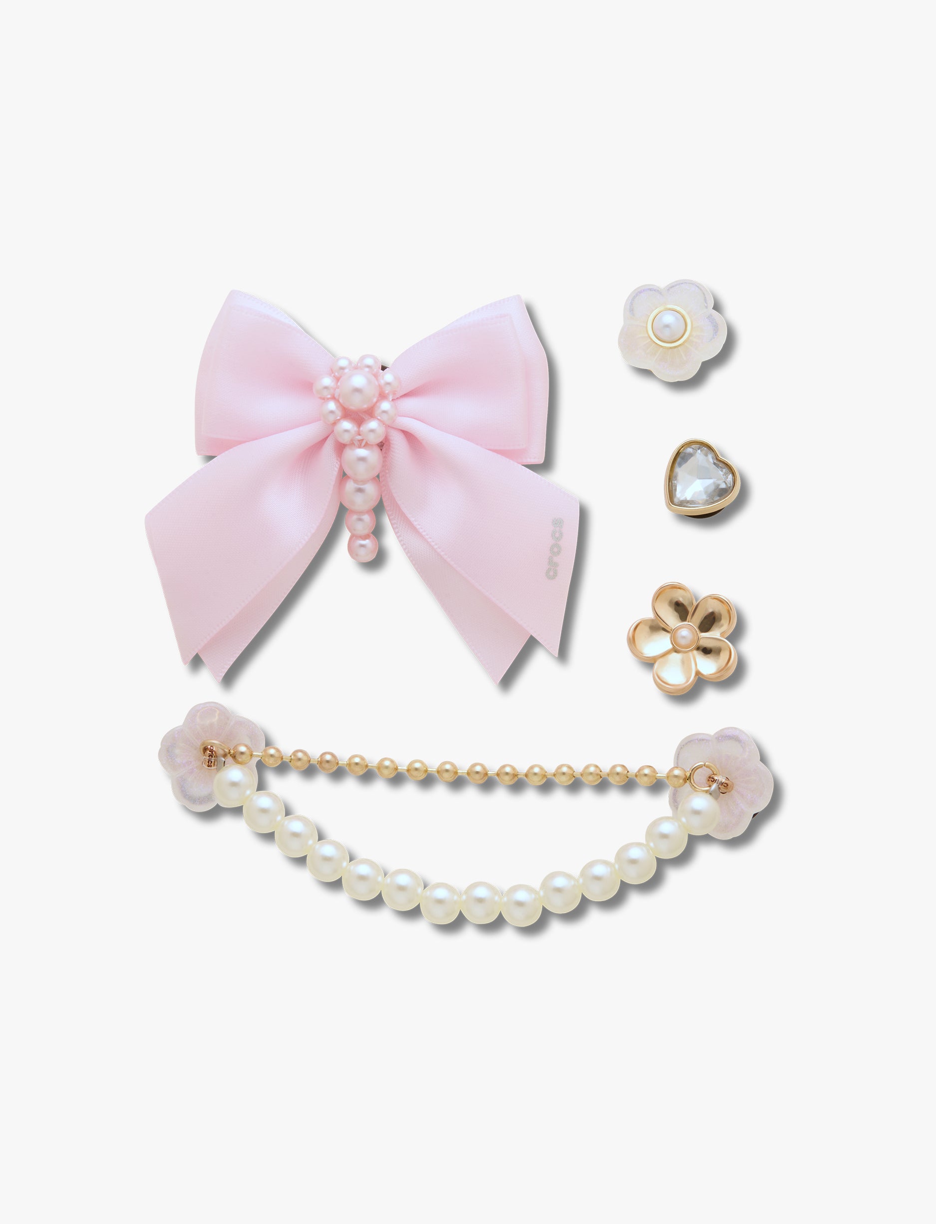 Crocs Jibbitz Gorgeous Pearls - מארז 5 ג'יביטים קרוקס