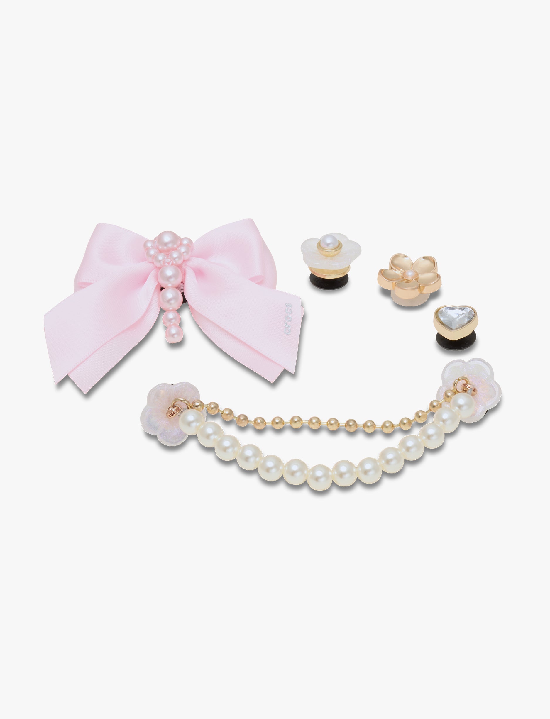 Crocs Jibbitz Gorgeous Pearls - מארז 5 ג'יביטים קרוקס