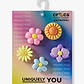 Crocs Jibbitz Puffy Flowers - מארז 5 ג'יביטים קרוקס