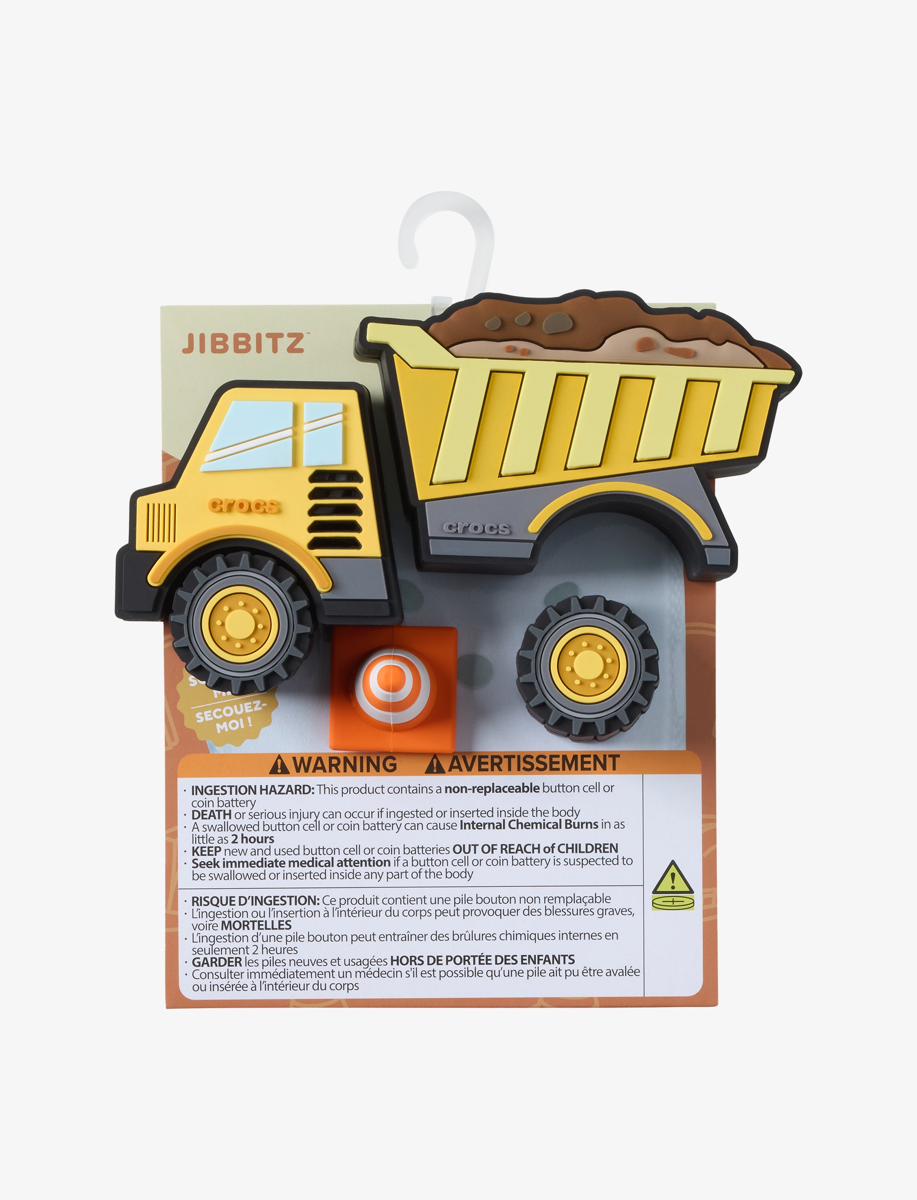 Crocs Jibbitz MYO Construction Truck - מארז 5 ג'יביטים קרוקס משאיות בנייה