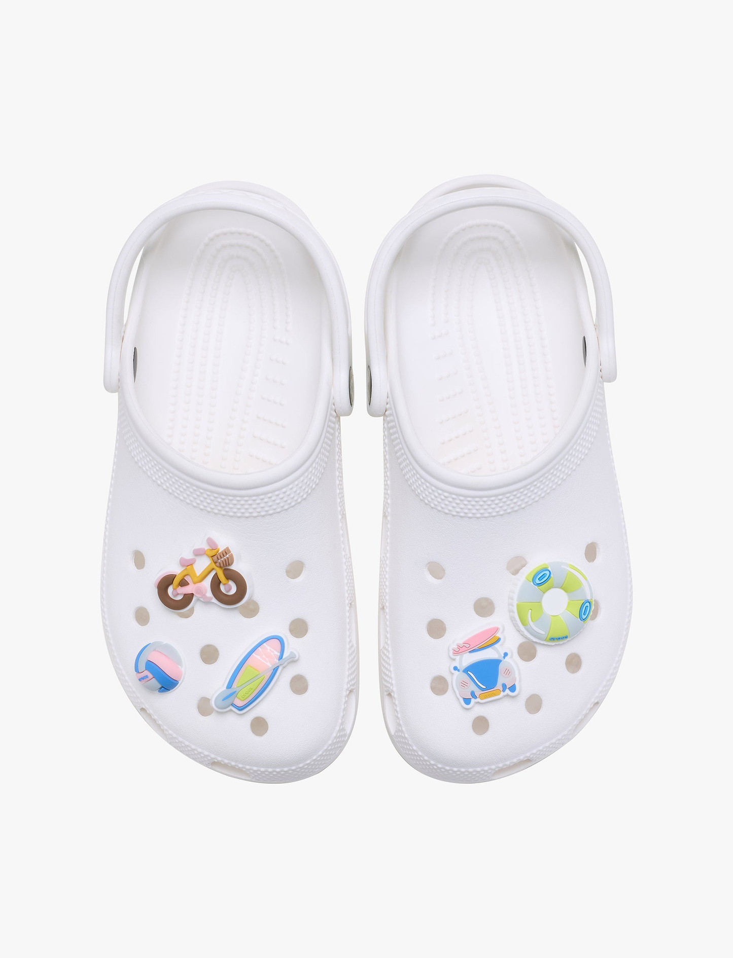 Crocs Jibbitz UV Changing Beach - מארז 5 ג'יביטים קרוקס חוף משני צבע בשמש