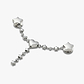 Crocs Silver Star and Heart Chain - שרשרת ג'יביטים לקרוקס