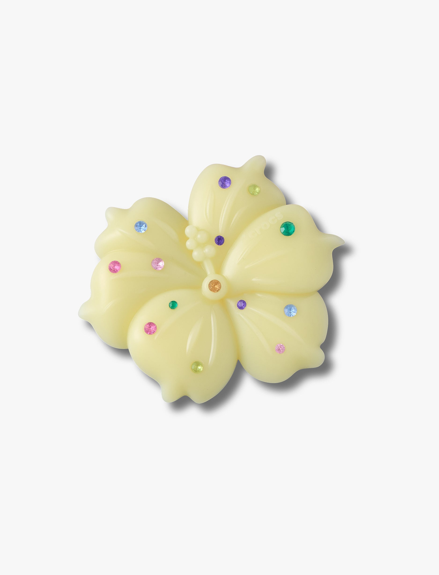 Crocs Jibbitz Mega Yellow Gem Hibiscus - ג'יביט קרוקס