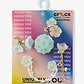 Crocs Jibbitz Blue Dainty Floral - מארז 5 ג'יביטים קרוקס