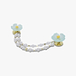 Crocs Jibbitz Blue Flower and Pearl Chain - ג'יביטים קרוקס