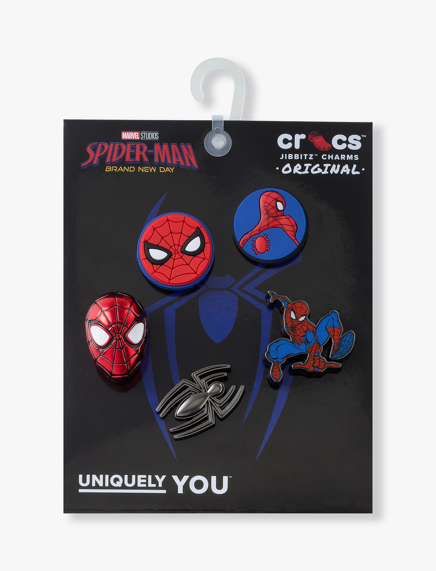 Crocs Jibbitz Spiderman II - מארז 5 ג'יביטים קרוקס