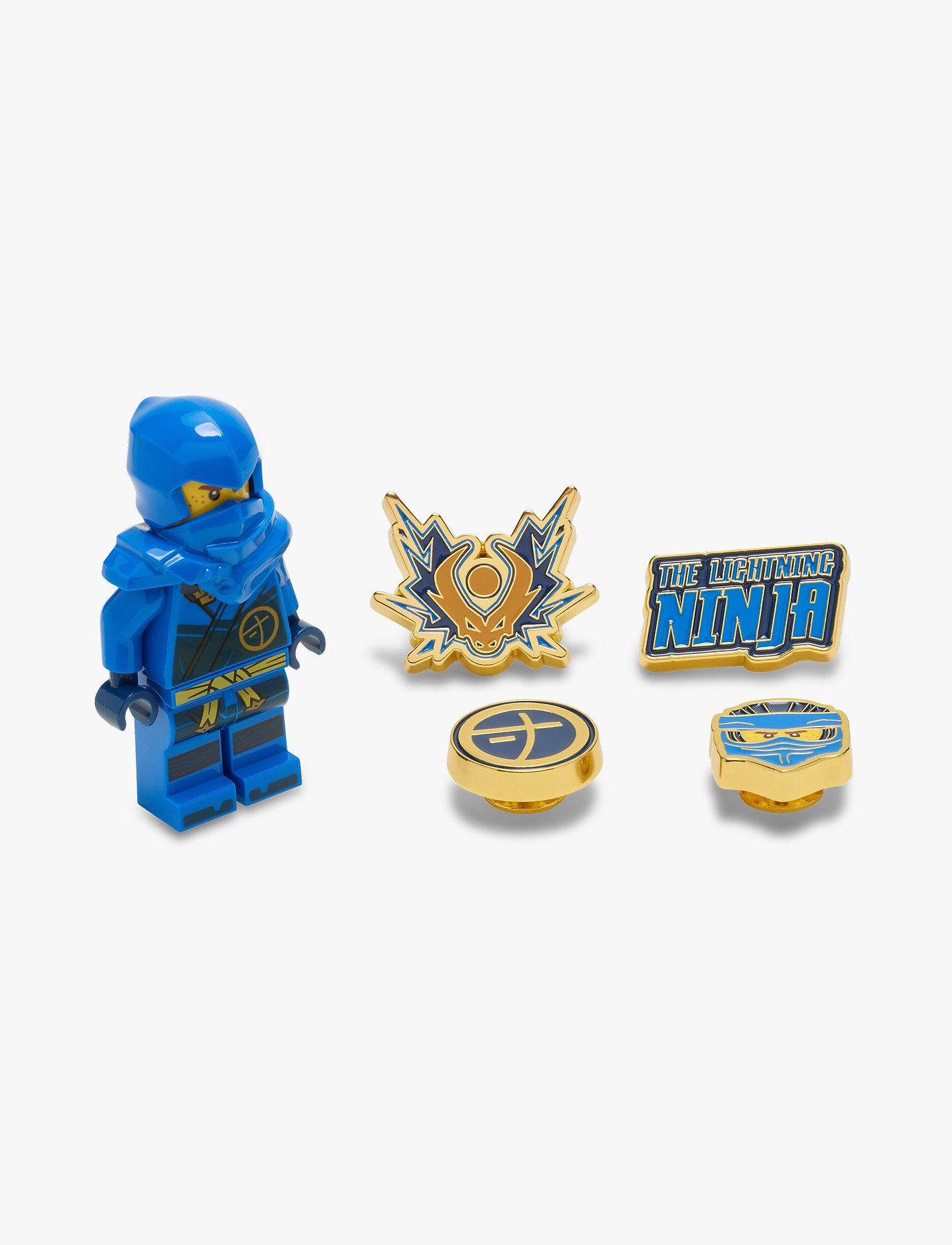 Crocs Jibbitz Ninjago Jay - מארז 5 ג'יביטים קרוקס נינג'גו ג'יי