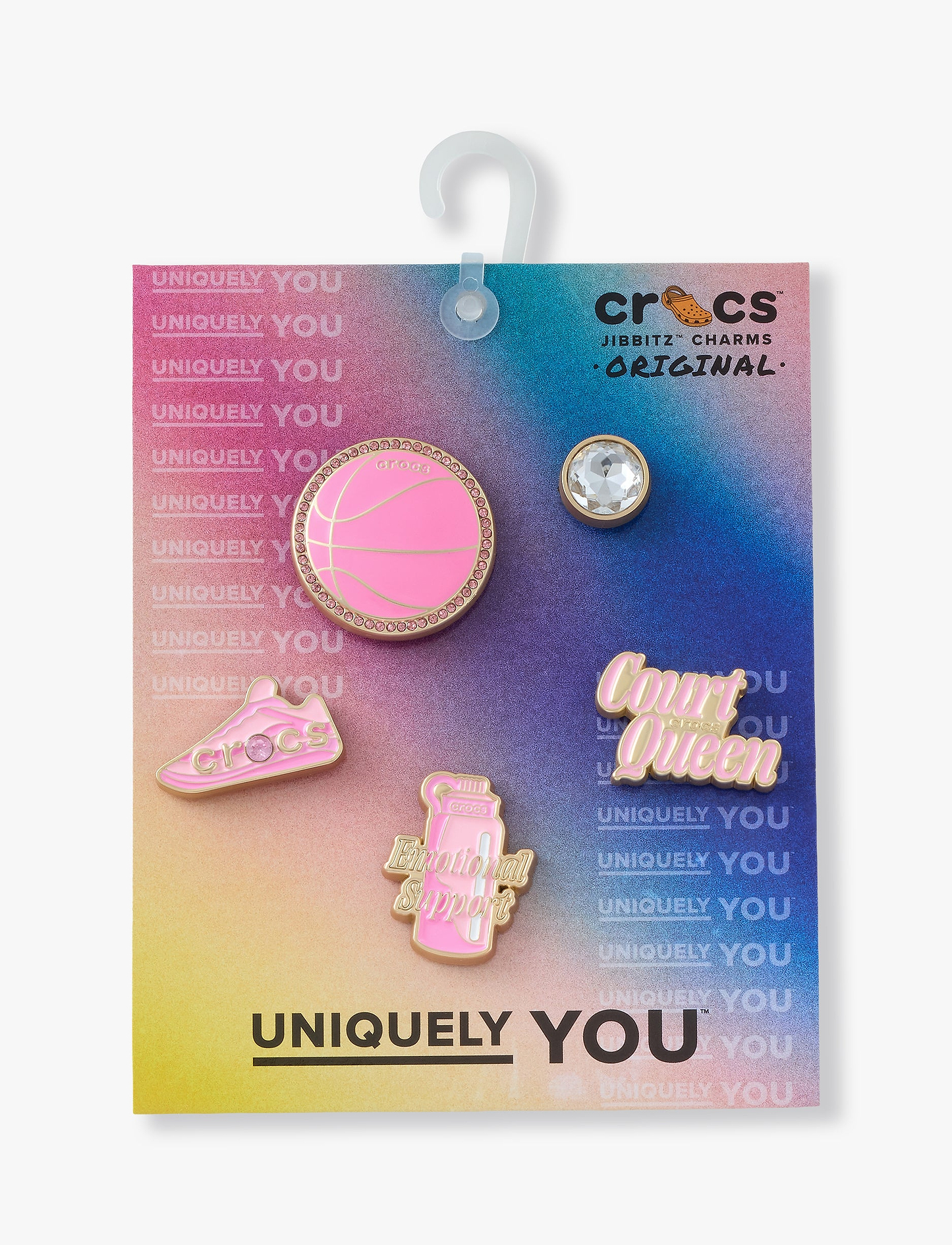 Crocs Jibbitz Basketball Bling - מארז 5 ג'יביטים קרוקס