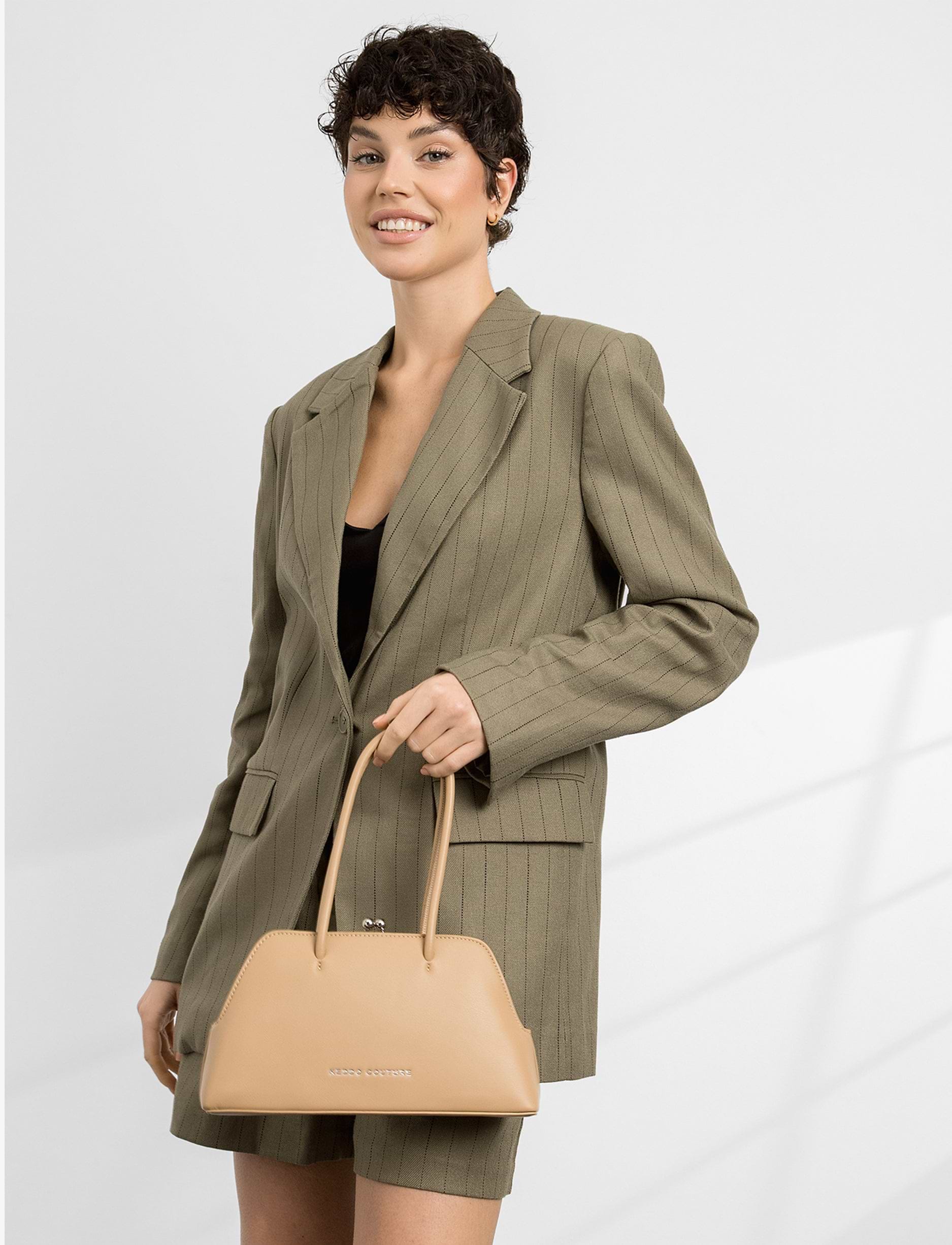 Keddo - תיק צד קדו לנשים דגם 357100/06 בצבע בז'