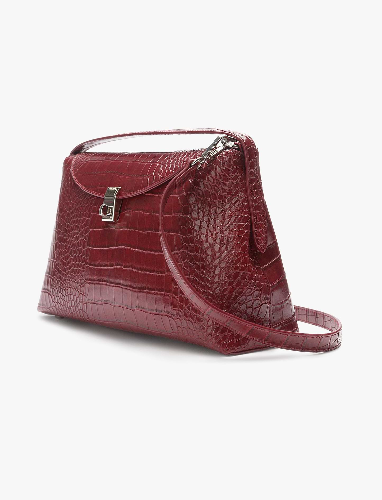 Keddo Women Side Bag 358100/33 - תיק צד קדו אדום יין לנשים