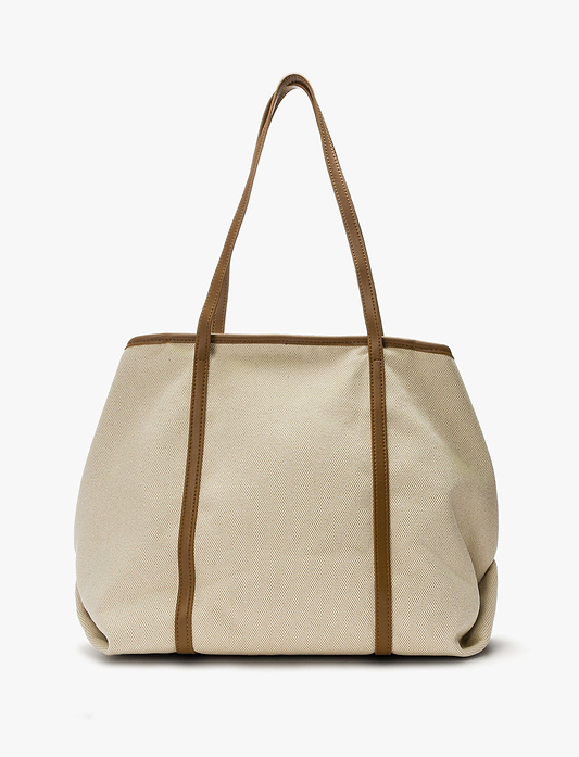Keddo Tote Bag 367100/15 - תיק צד קדו לנשים בצבע חום/חלב