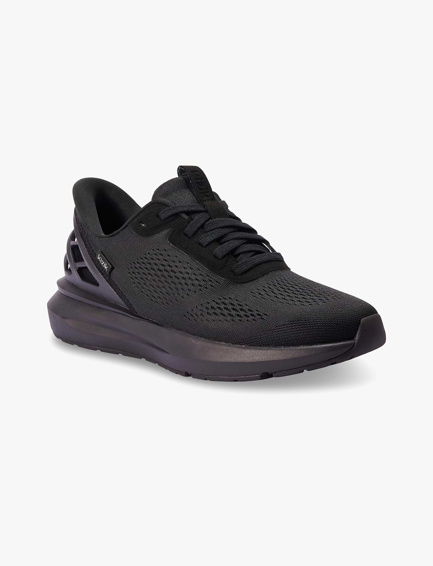 Kizik Men's Athens 2 - נעלי סניקרס קיזיק אתנס לגברים בצבע שחור/שחור