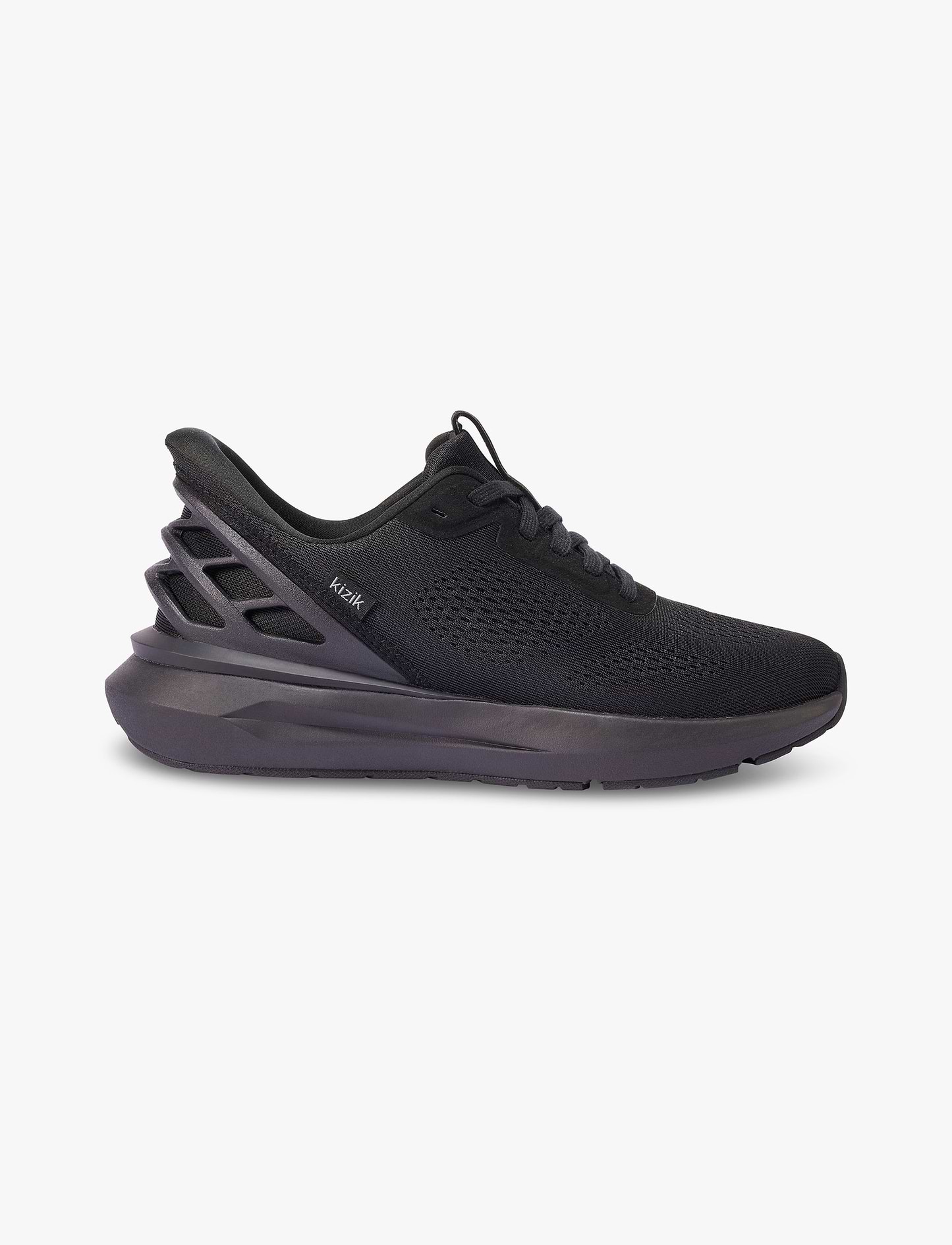 Kizik Men's Athens 2 - נעלי סניקרס קיזיק אתנס לגברים בצבע שחור/שחור