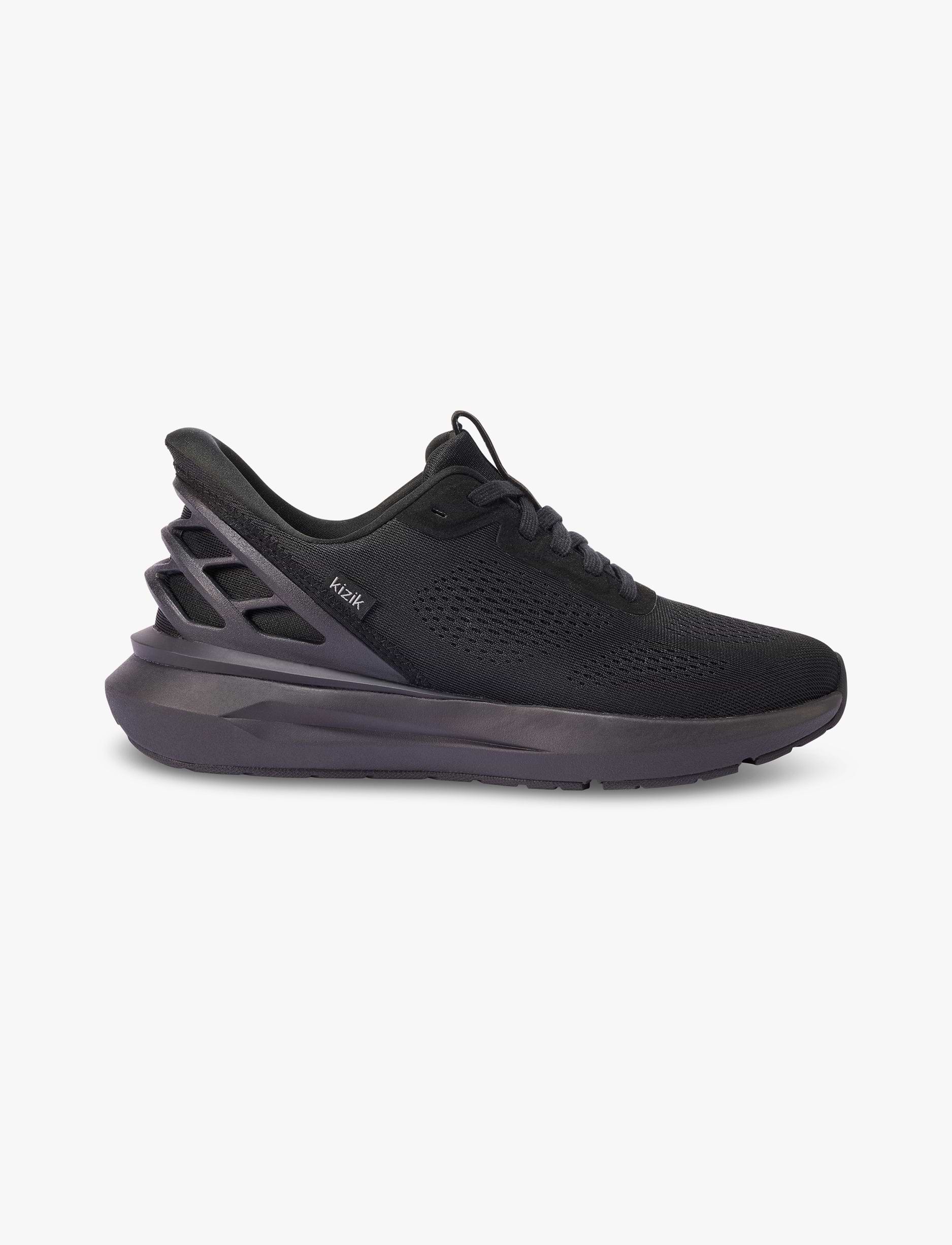 Kizik Men's Athens 2 - נעלי סניקרס קיזיק אתנס לגברים בצבע שחור/שחור