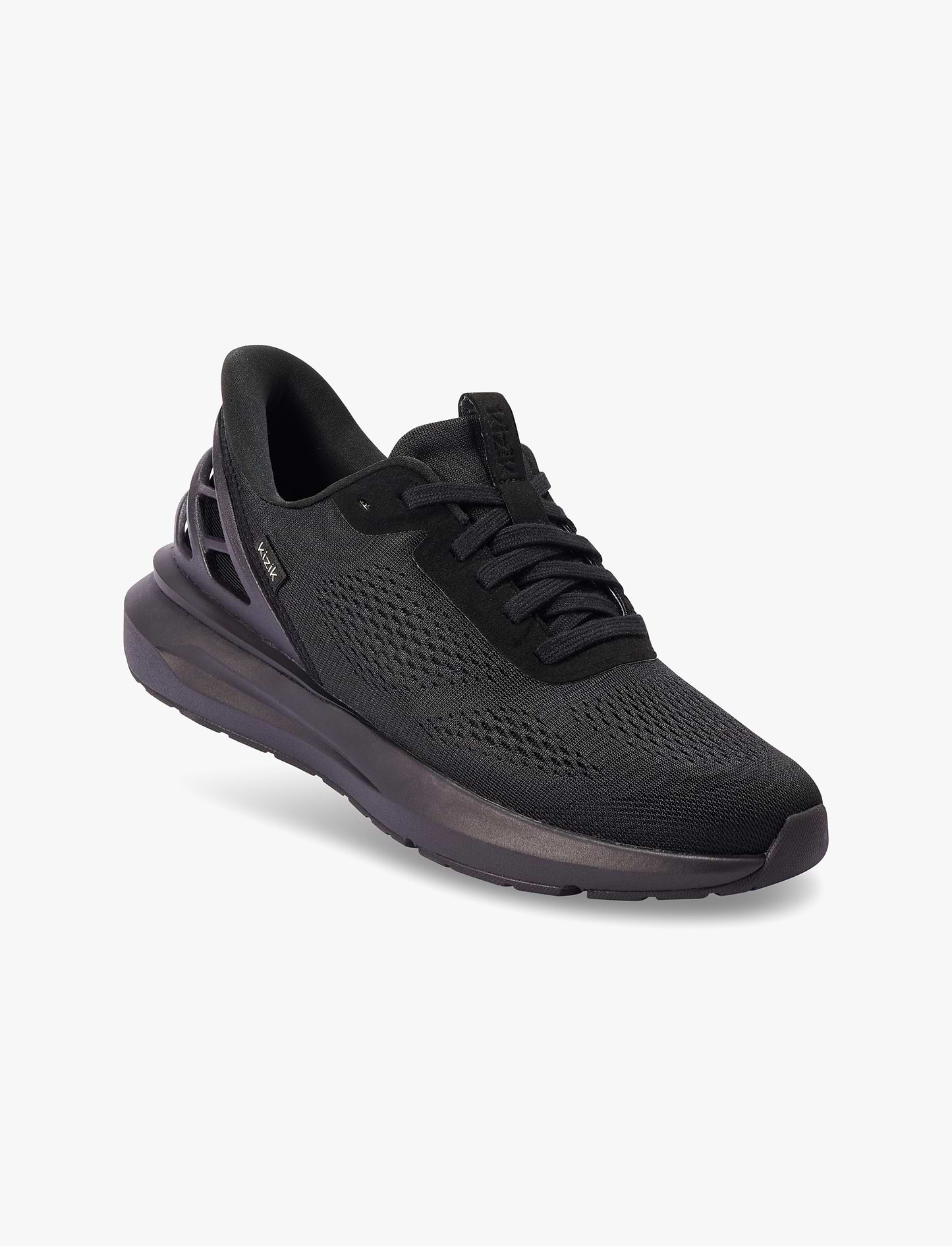Kizik Men's Athens 2 - נעלי סניקרס קיזיק אתנס לגברים בצבע שחור/שחור