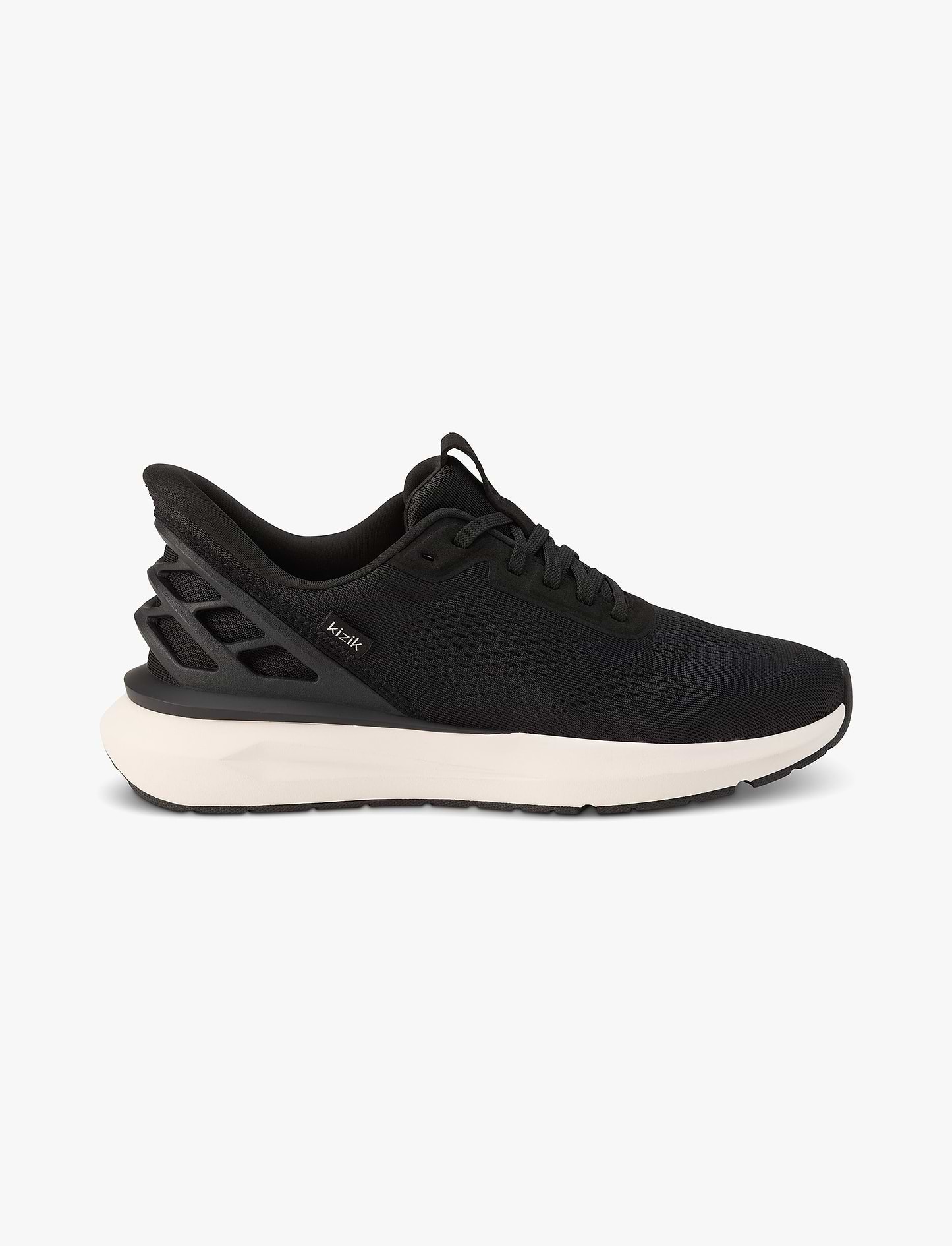 Kizik Men's Athens 2 -נעלי סניקרס קיזיק אתנס לגברים בצבע שחור/לבן