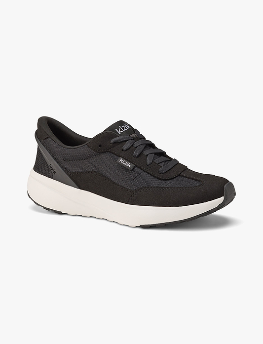 Kizik Women's Charlotte - נעלי סניקרס קיזיק שרלוט לנשים בצבע שחור/לבן