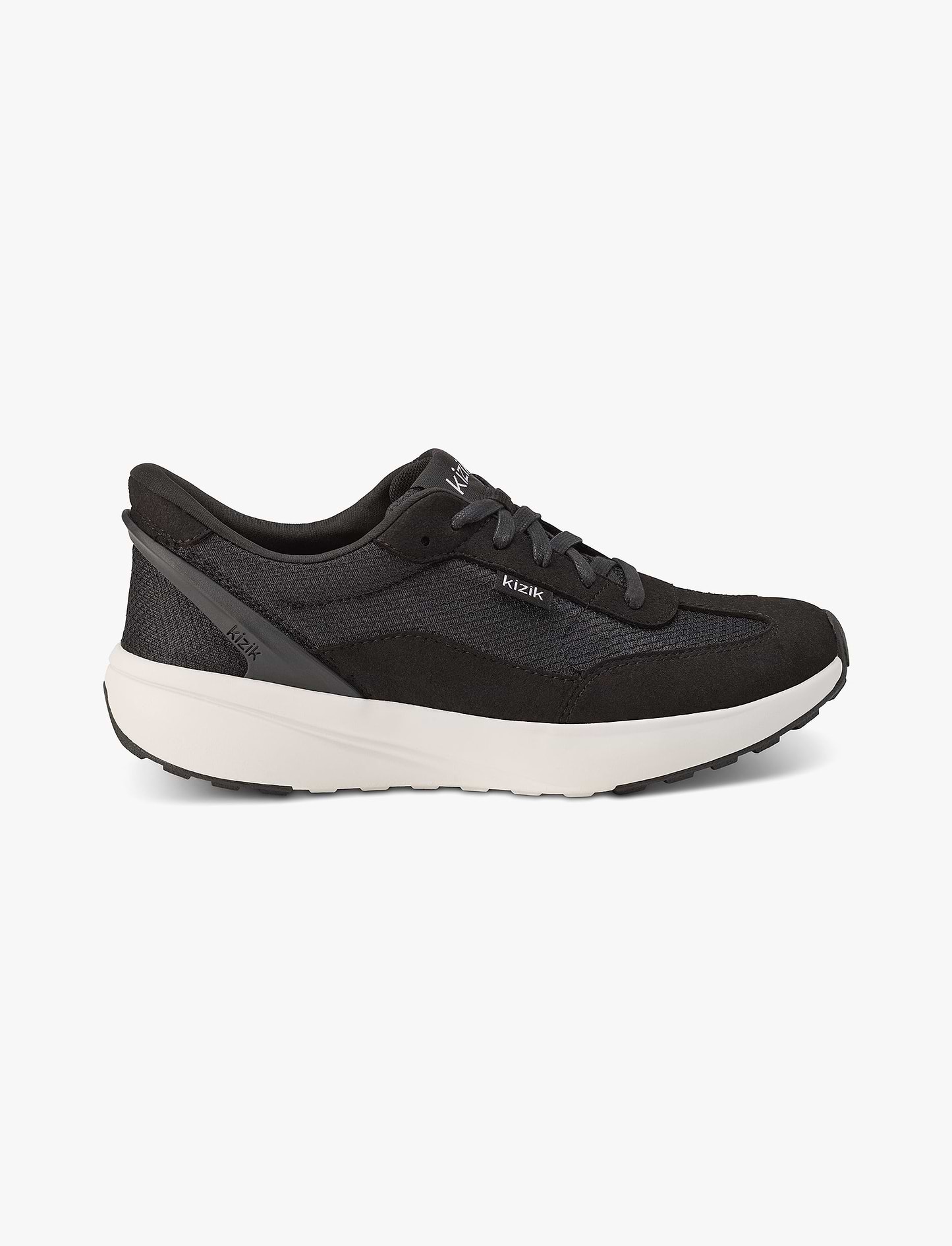 Kizik Women's Charlotte - נעלי סניקרס קיזיק שרלוט לנשים בצבע שחור/לבן