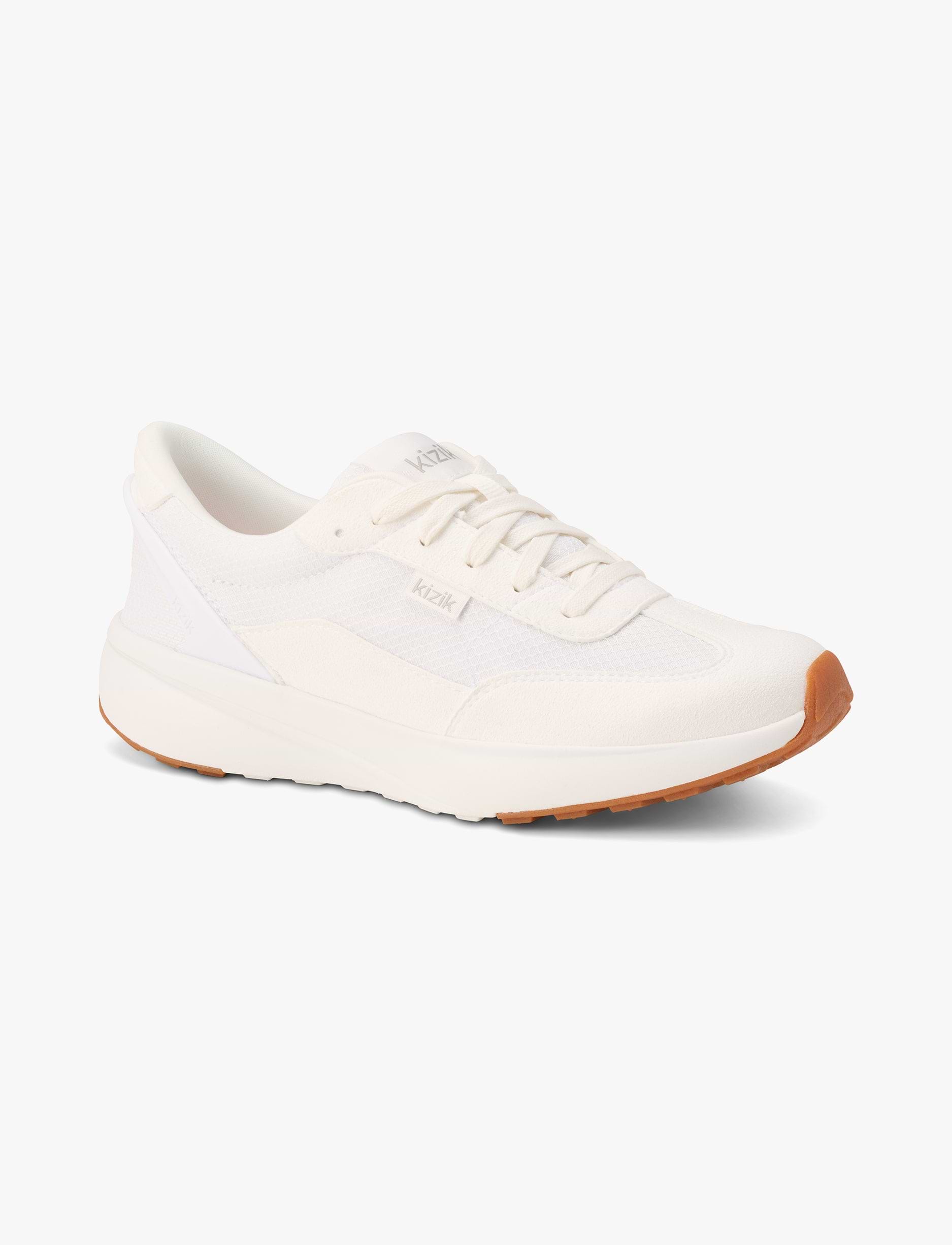 Kizik Women's Charlotte - נעלי סניקרס קיזיק שרלוט לנשים בצבע לבן