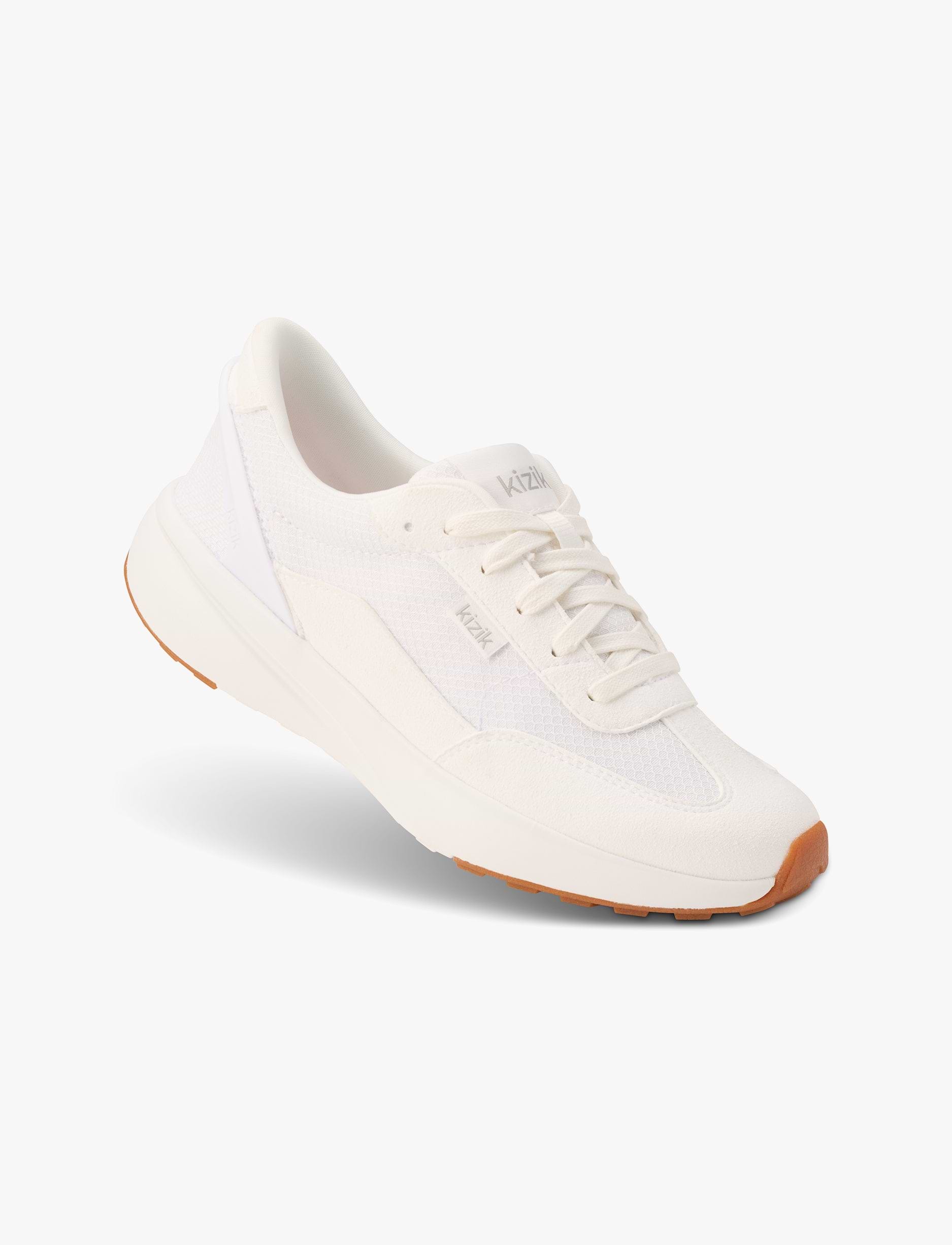 Kizik Women's Charlotte - נעלי סניקרס קיזיק שרלוט לנשים בצבע לבן