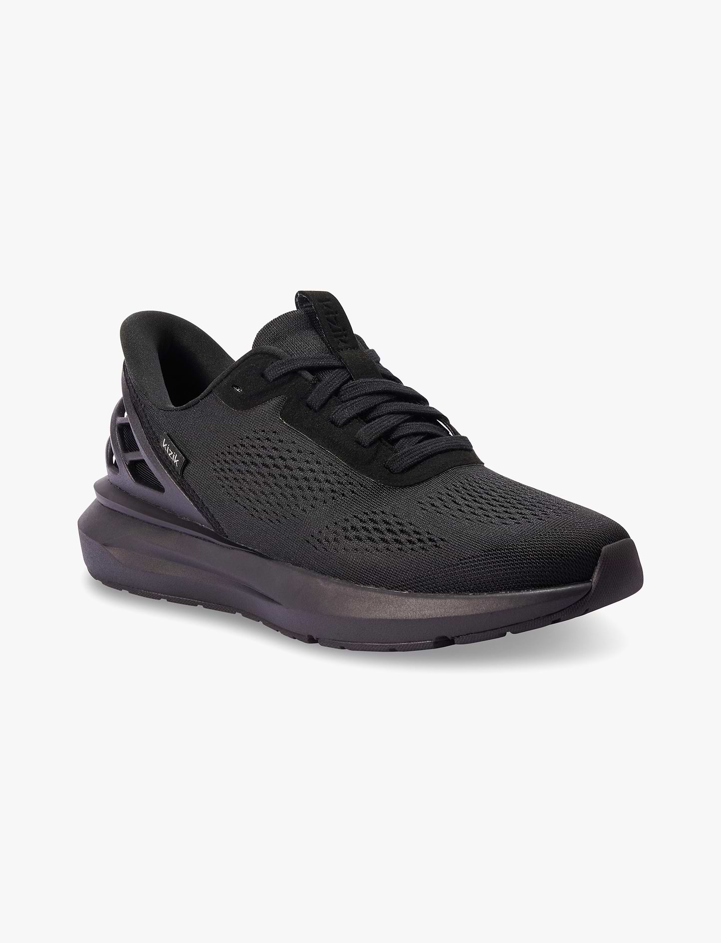 Kizik Men's Athens 2 Wide - נעלי סניקרס קיזיק אתנס רחבות לגברים בצבע שחור/שחור
