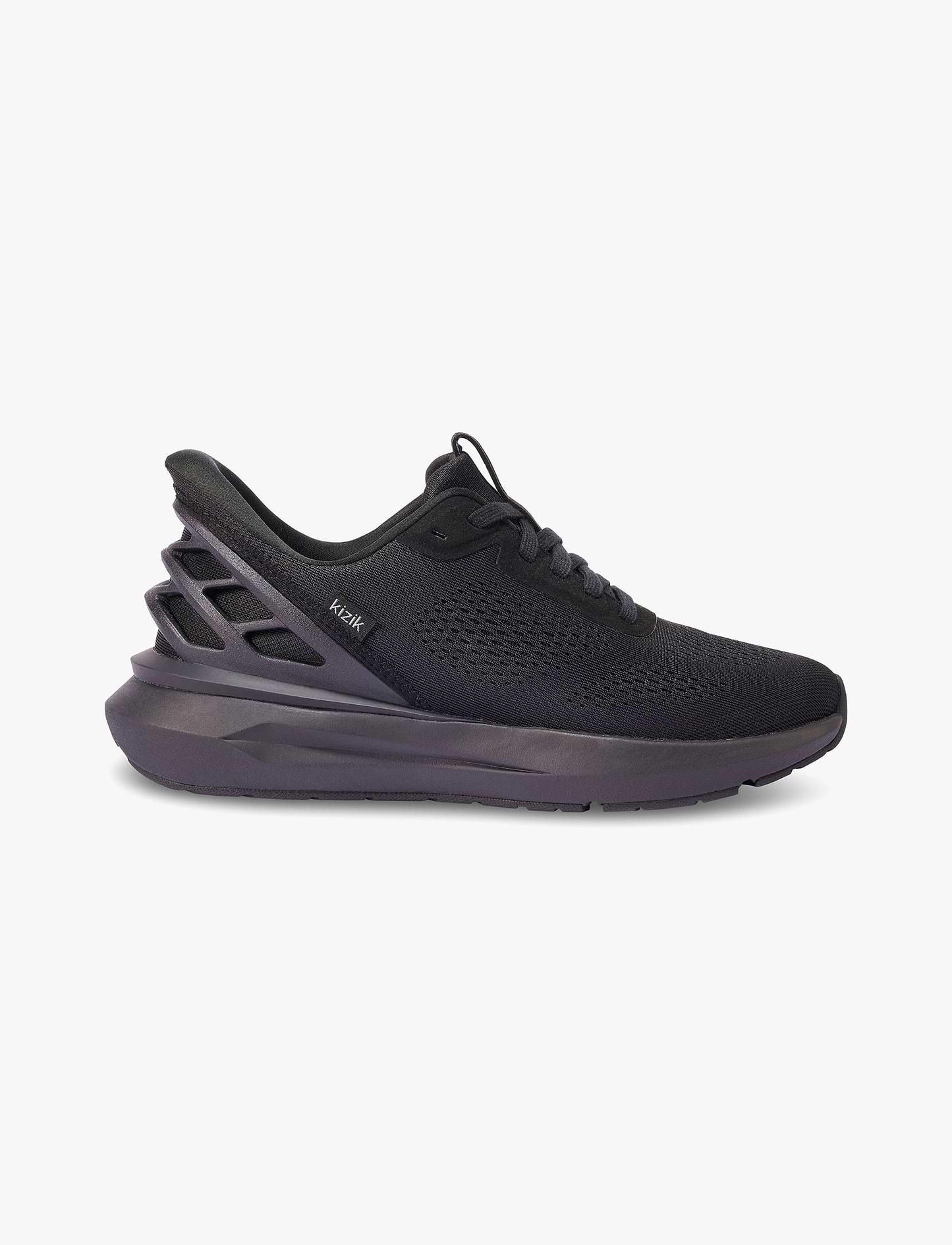 Kizik Men's Athens 2 Wide - נעלי סניקרס קיזיק אתנס רחבות לגברים בצבע שחור/שחור