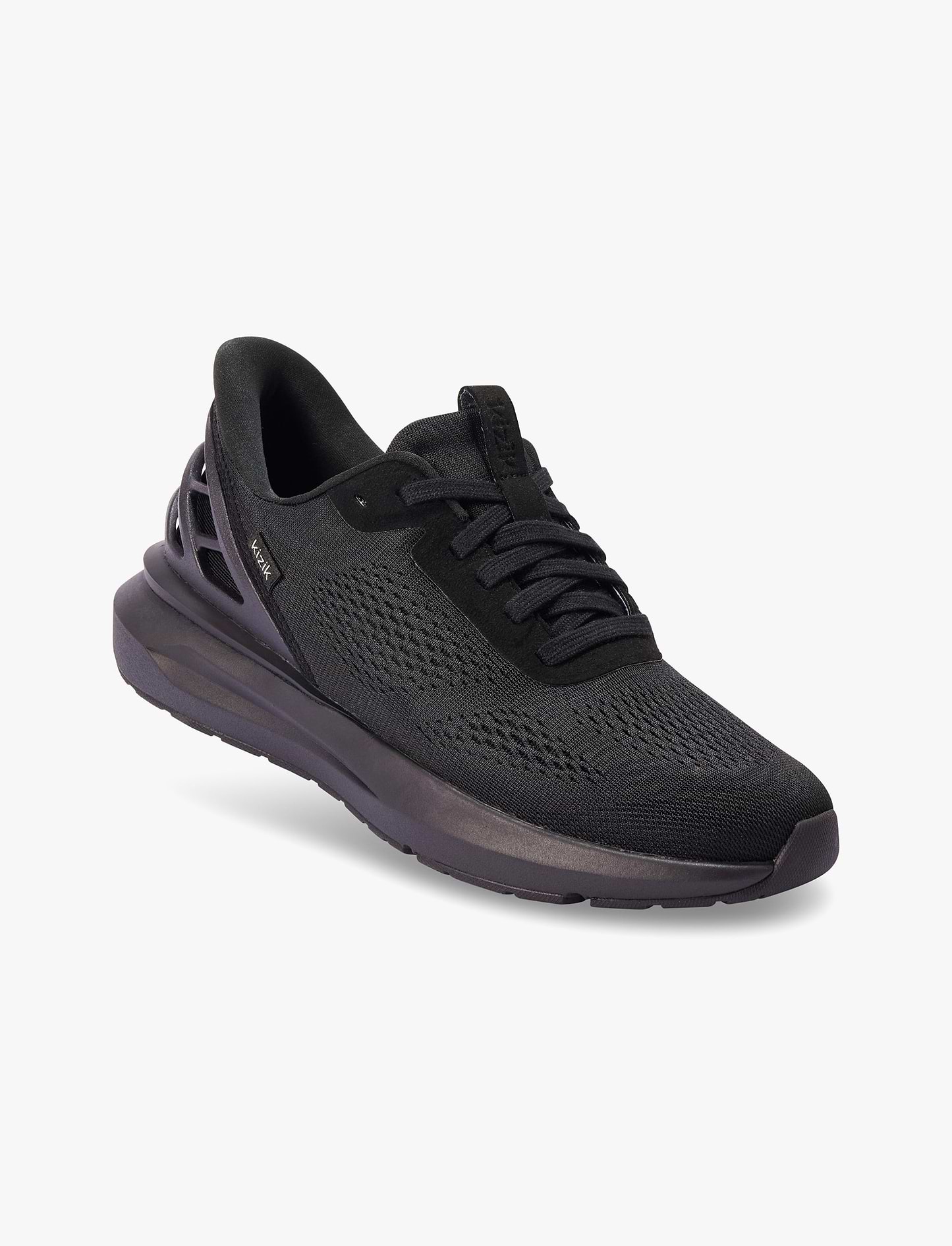 Kizik Men's Athens 2 Wide - נעלי סניקרס קיזיק אתנס רחבות לגברים בצבע שחור/שחור