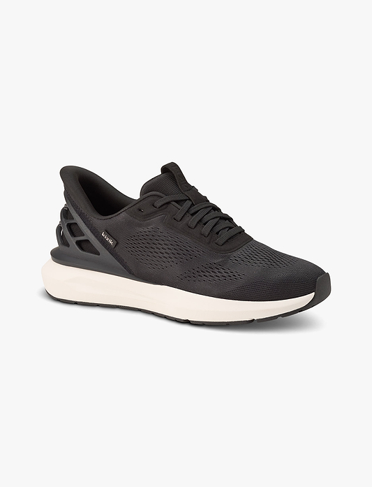 Kizik Men's Athens 2 Wide - נעלי סניקרס קיזיק אתנס רחבות לגברים בצבע שחור/לבן