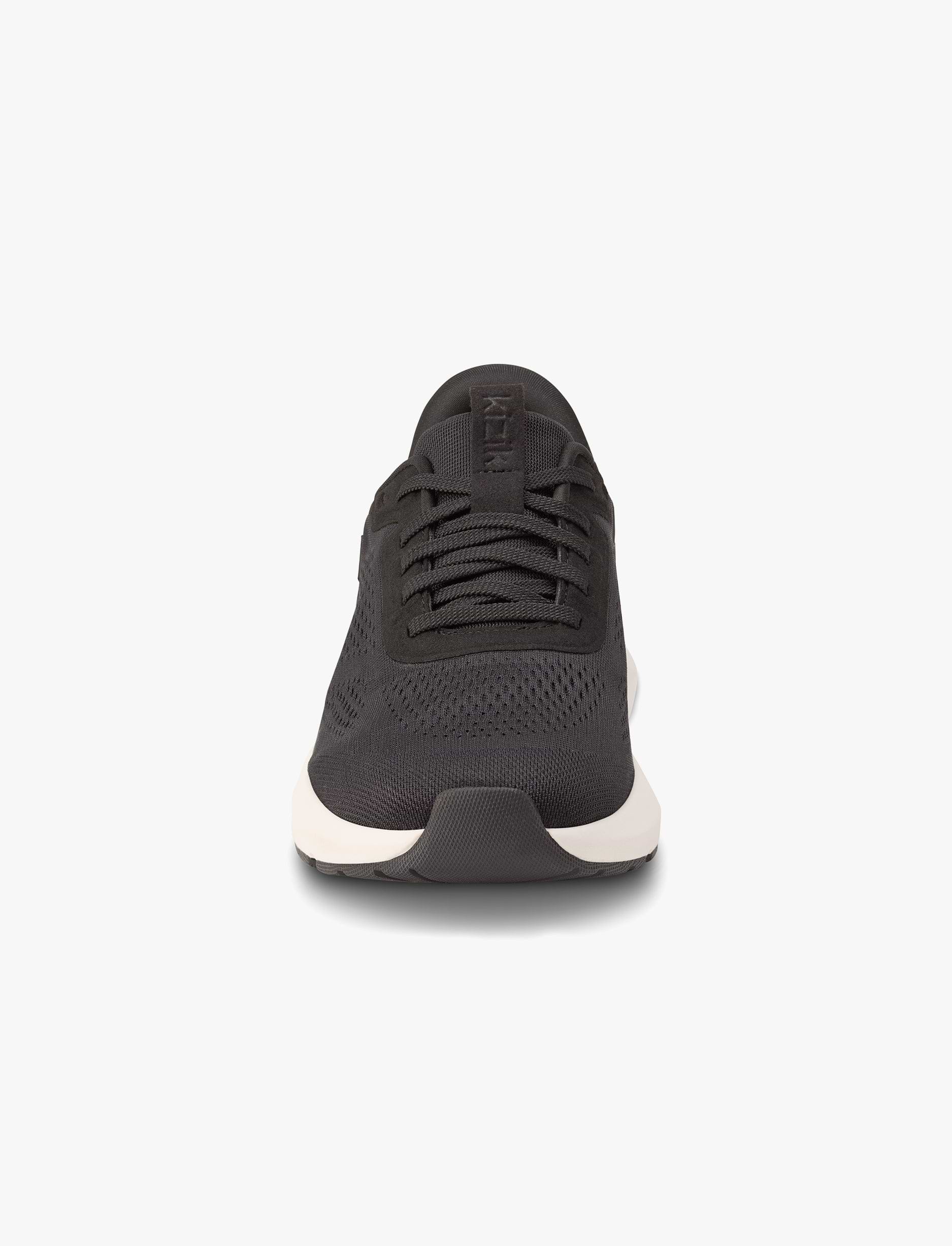Kizik Men's Athens 2 Wide - נעלי סניקרס קיזיק אתנס רחבות לגברים בצבע שחור/לבן